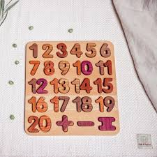 Wooden Number Puzzle